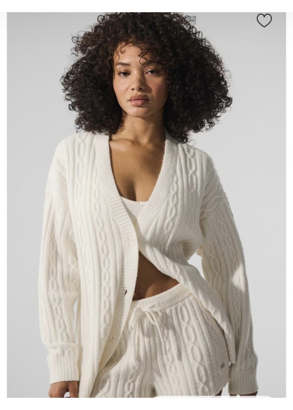 Al* Yog. Winter Knit Cardigan